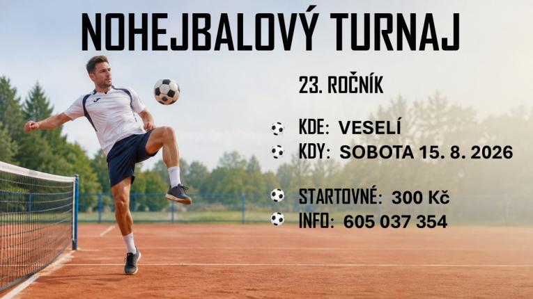 Veselí nohejbal 2026